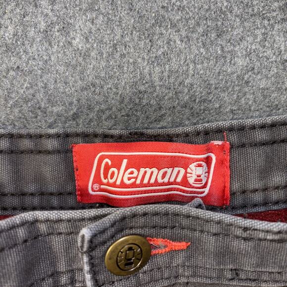 Men’s Coleman Fleece Lined Cargo Sz. 34 X 27 Gray Denim Flaw* - Picture 5 of 12